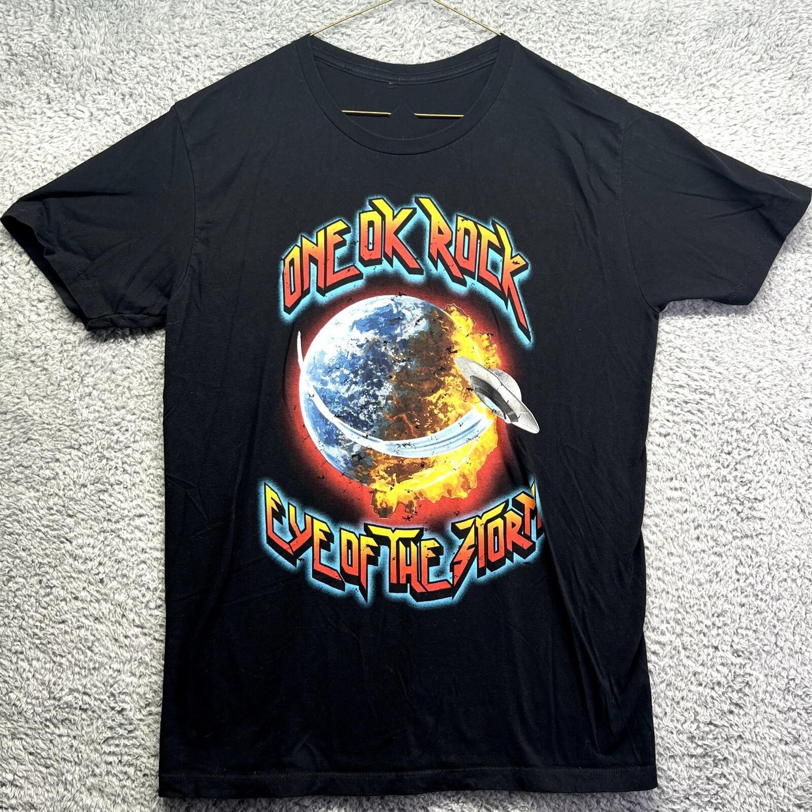 

One Ok Rock Men s Size S-4XL Eye of the Storm T-Shirt Black Graphic BL1520 4XL