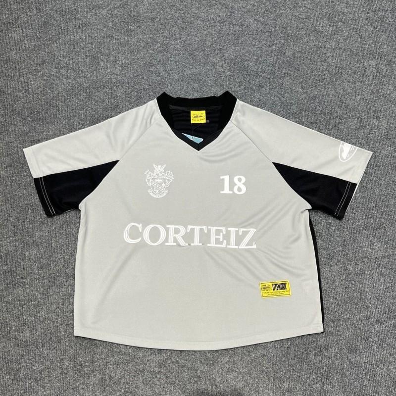Mens V-Neck Sporty Casual T-Shirt Breathable Quick-Dry Loose Fit Cotton Blend Athletic Tee