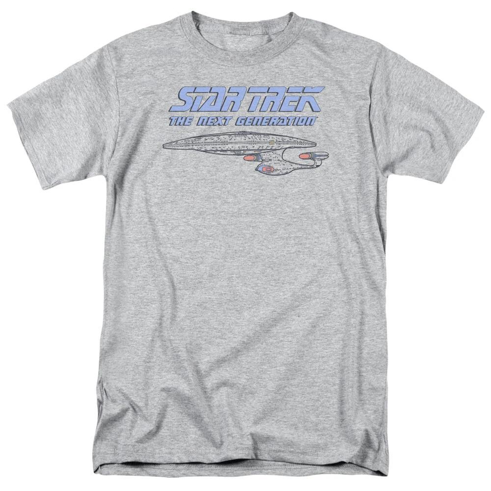 Star Trek TNG Distressed Enterprise Men s T-Shirt S-5XL Officially Licensed Tee S