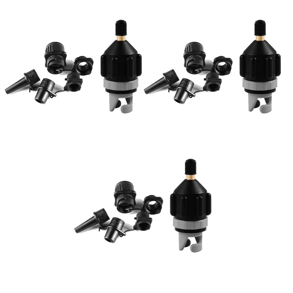 Air Valve Adaptor for Surf Paddle Board Wear-resistant Rowing Boat Surfboard Canoes Kayak Inflatable Rowing Boat Pump Converter