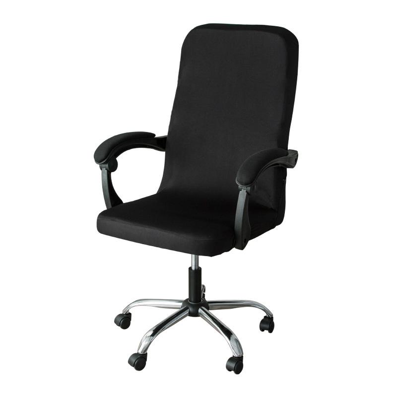 Elastic Office Computer Swivel Chair Covers Solid Color Gaming Armchair Protector Spandex Washable Chair Slipcover for Study