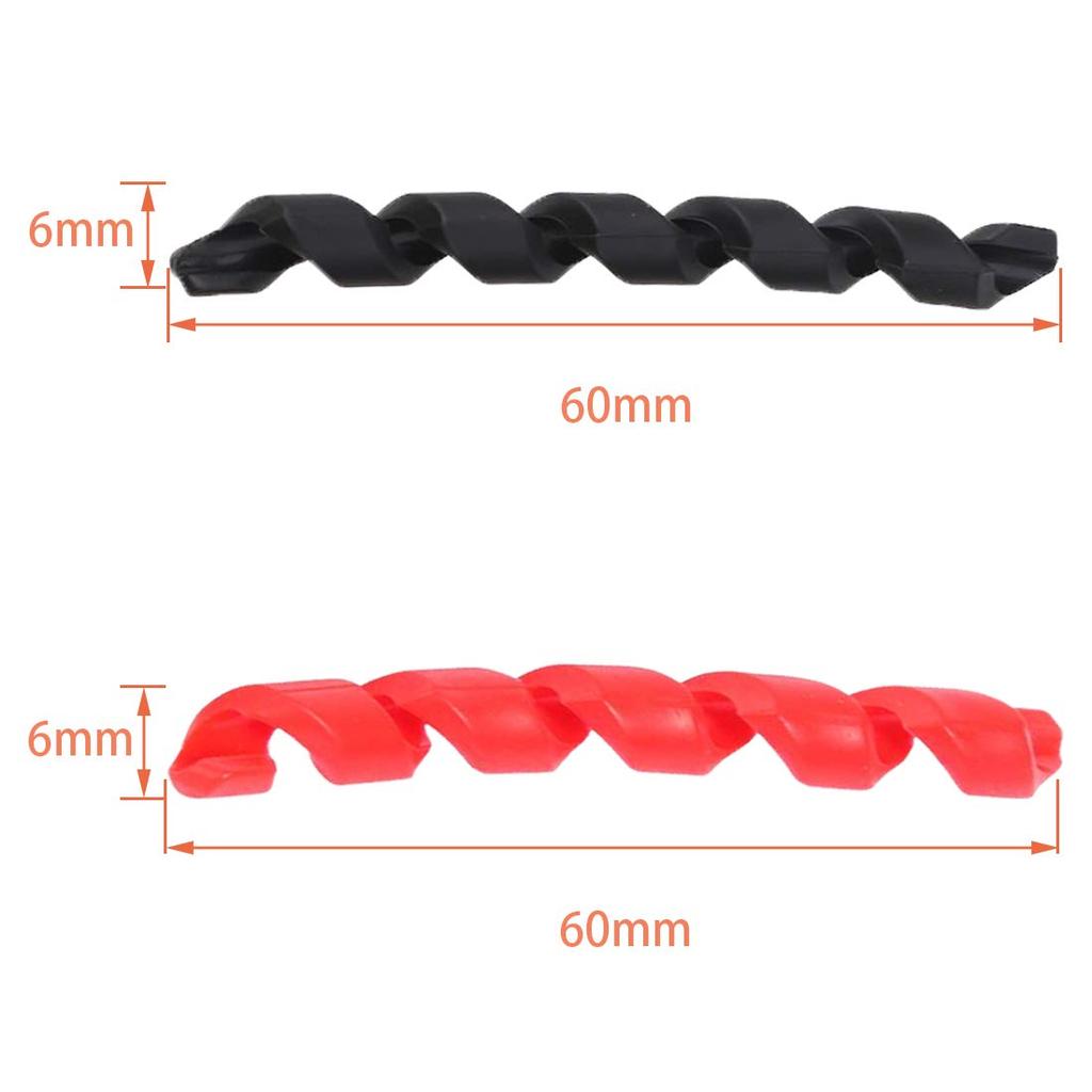 SeonFook 10pcs Brake Cable Protector Length 60mm Frame Protector Spiral