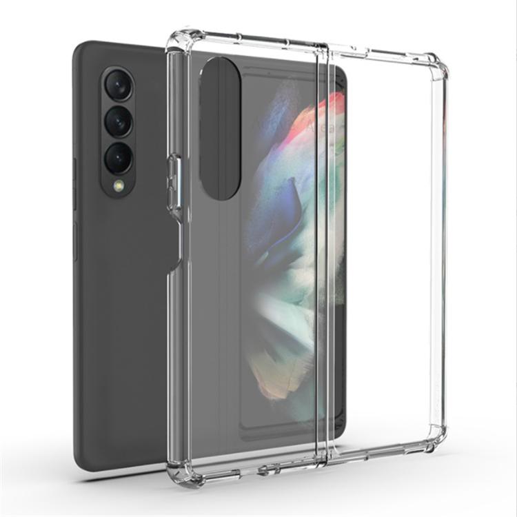 Hot Selling Clear Phone Case for Samsung Galaxy Z Fold 3 Case Silicon Hard PC Cover for Samsung Galaxy Z Flip 3 Case