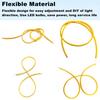 10Pcs COB LED Flexible Filament DC 3V 38mm 60mm 95mm 80mm 130mm Retro Edison Bulb Lamp Parts LED Diode Lighting Strip Decoration