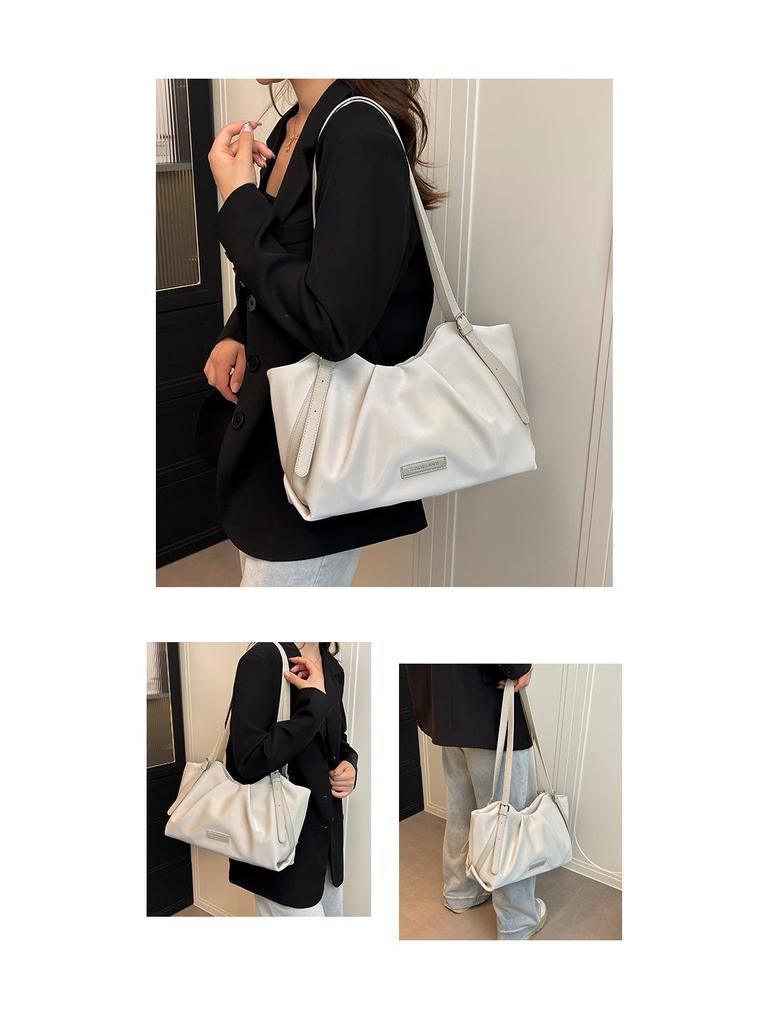 2025 Four Seasons Fashionable Versatile Tote: Simple, Casual, Niche Shoulder & Underarm Bag