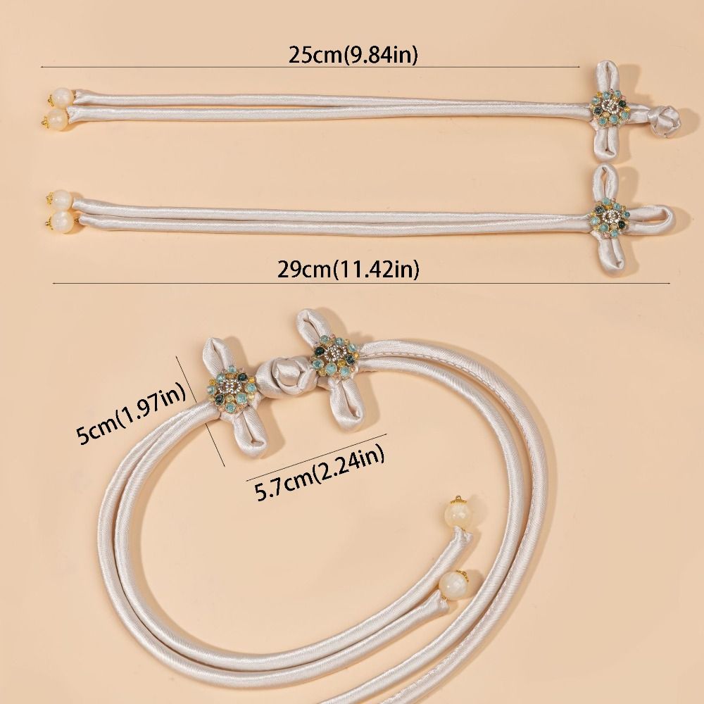 Butterfly-shaped Sewing Knot Fastener Long Vintage Closures Chinese Frog Closure Buttons  Cheongsam