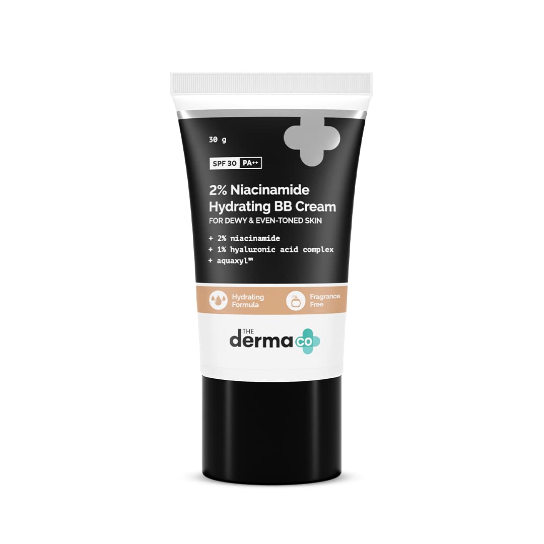 

The Derma Co 2% Niacinamide BB Cream With SPF 30 PA++ Medium Coverage Hydrating Dewy Finish 30 G