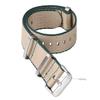 Fashion Watchband Stripe Replacement Men Women Nylon Watch Band with Silver Pin Buckle 20mm 22mm Strap for Rolex Band for Omega