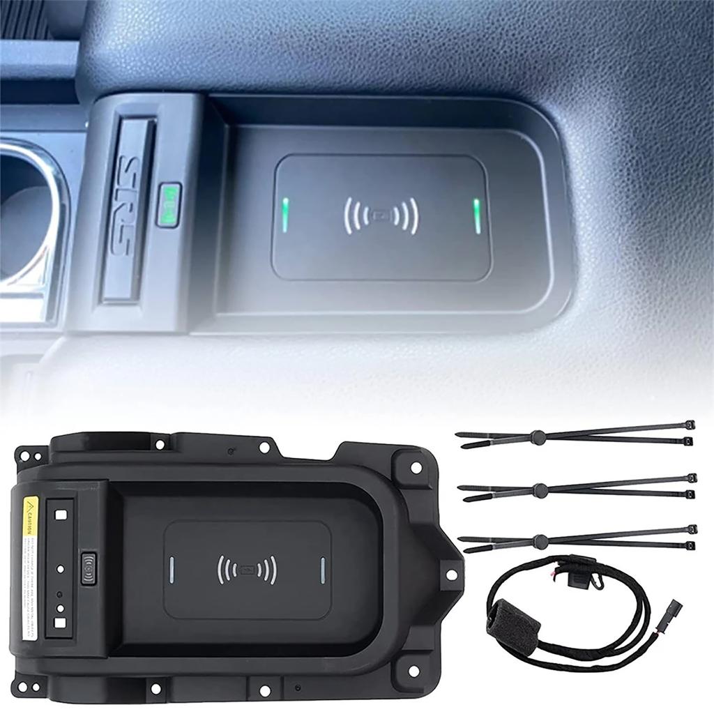 Central Control Organizer Tray Wireless Chargers 15W Phone Charging For SR/SR5 2014-2021 00016-34506 Car Pad Accessories