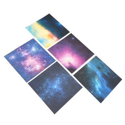 200 Sheet Double Sided Folding Paper School Kids DIY Outer Space Star Pattern Paper for Arts Crafts