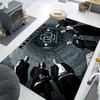 1Pc Rammstein theme Printed rectangle carpet, home door mat, outdoor travel protection carpet A1