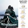 Philadelphia Eagles Customize Text Blanket Lightweight Personalized Blanket Soft Cozy Great For Home Decor Bedding Living Room Sofa