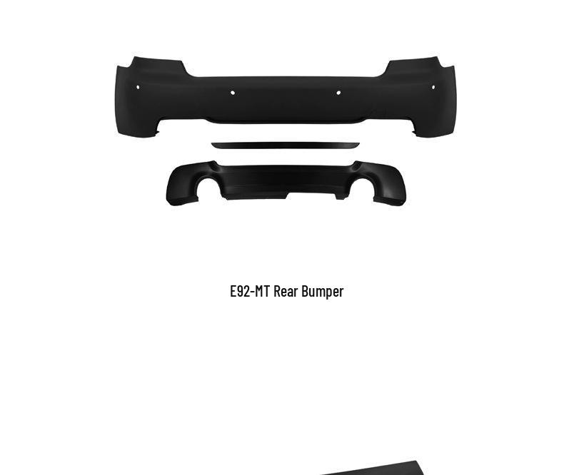 BMW E92 3 Series Coupe Body Kit: MT Front & Rear Bumpers, Grille, Side Skirts, Fog Lights.