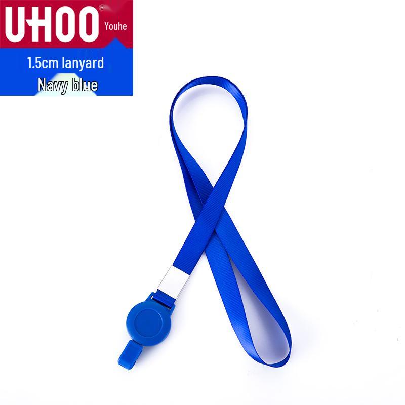Youhe Retractable Badge Holder Lanyard with Safety Buckle and Customizable ID Card Holder