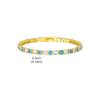 Bohemian Fashion Evil Eye Tennis Bracelet AAA Cubic Zircon Turkish Blue Devil Eye Chain Bracelets for Women Luxury Jewelry Gift