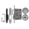 Concealed Privacy Pocket Door Lock with Knob for Sliding Doors