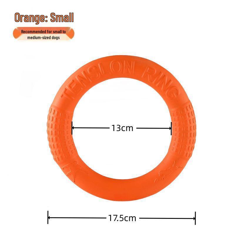 Bite-Resistant Dog Frisbee for Training & Water Play - Ideal for Golden Retrievers & Border Collies