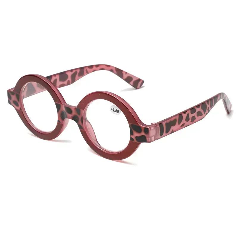 

Vintage Full Frame Reading Glasses Blue Light Blocking Eye Protection Round Spectacles Optical Prescription Eyewear 1.0 TO +4.0 1.0