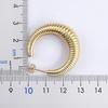 Nidin Top Quality 2 Colors Geometric Crescent Shape Adjustable Earrings Cubic Zirconia Women Retro Jewelry Classic Party Gift