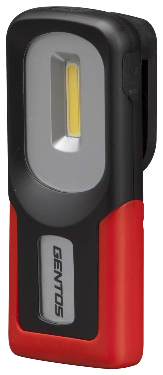 

GENTOS LED Work Handy USB Rechargeable 190 Hours of Ganz ANSI Standard Compliant Light, Type, [Brightness Lumens/3 Lighting/Dustproof] GZ-111, чорний