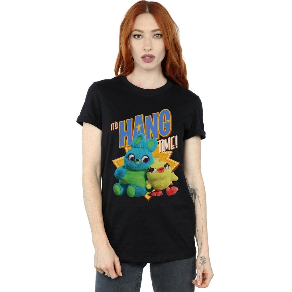 Disney Womens/Ladies Toy Story 4 It´s Hang Time Cotton Boyfriend T-Shirt