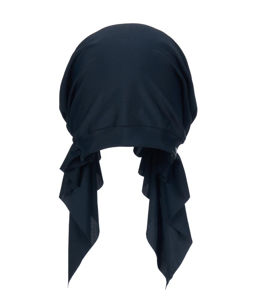 Lenomasuyeongbog Supplies Adult Aqua Bandana Spandex Swim Cap Black Ro-Rc2F303-Bk