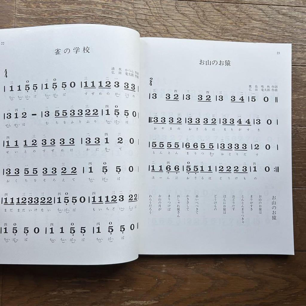 [USED] Collection of 80 Japanese nursery rhymes by Taishogoto sheet music