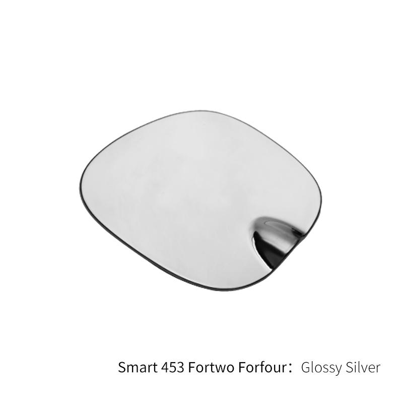 Car Styling Stainless Steel Fuel Tank Cover Decals Auto Gas Fuel Tank Cap Decoration Stickers For Smart 453 Fortwo Forfour 453 Fortwo