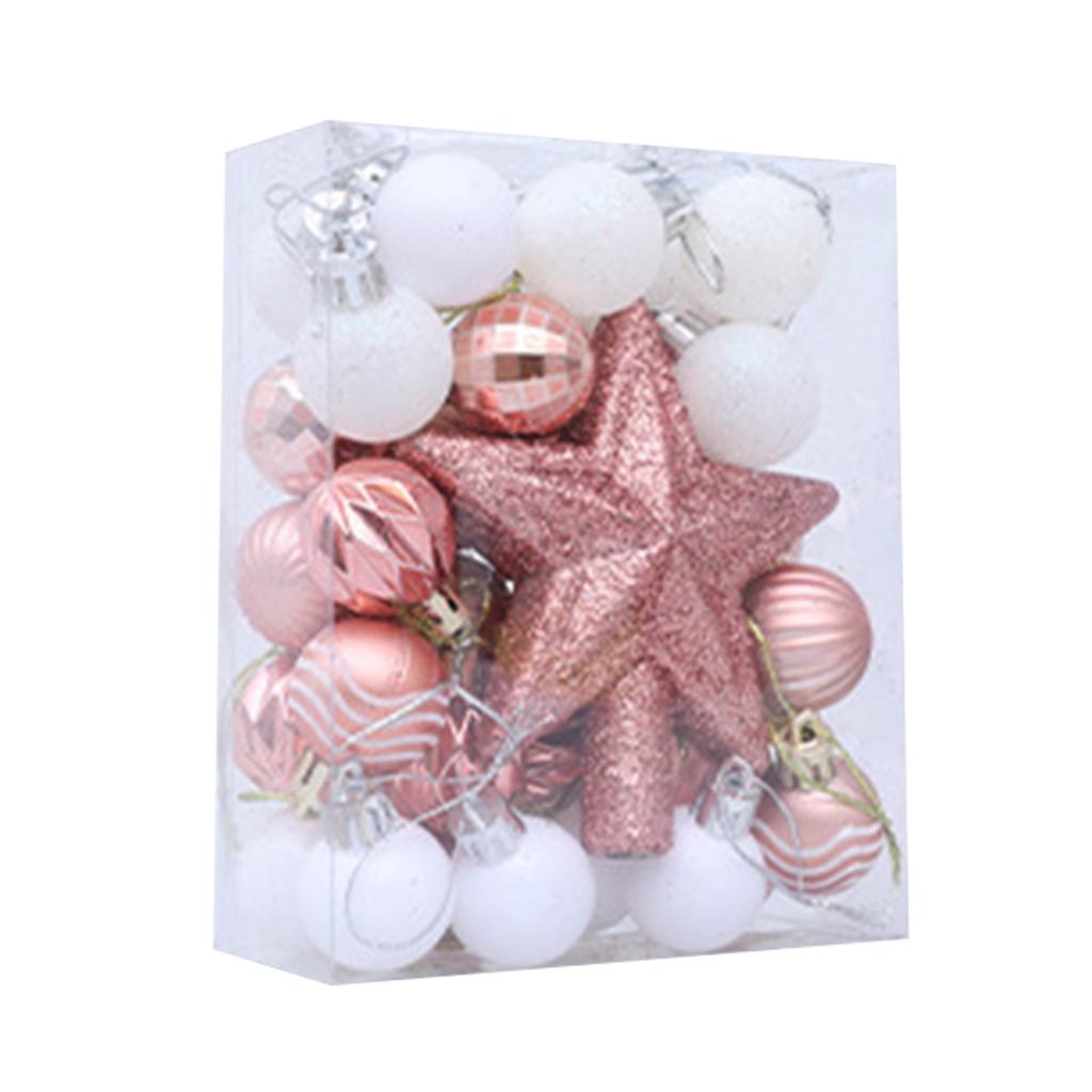 36 Piece Set Of Shatterproof Christmas Baubles For Decorating Christmas Trees, Hanging Ball Set For Christmas Party Decorations