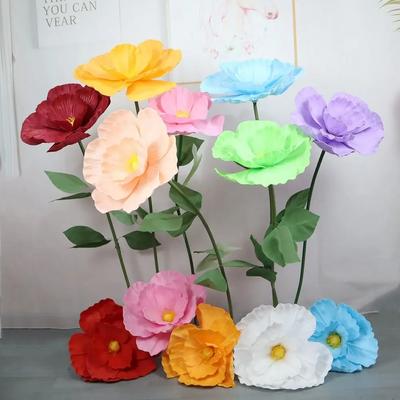 NOU 40cm Floare Artificială Mărime Mare Flori False Decorare Nuntă Material Spumă Utilizare Exterioară Decor Grădină Perete