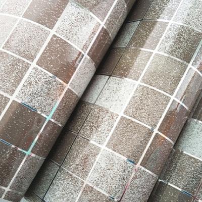 Mozaika aluminiowana naklejka ścienna samoprzylepna antyolejowa do domowej kuchni łazienki