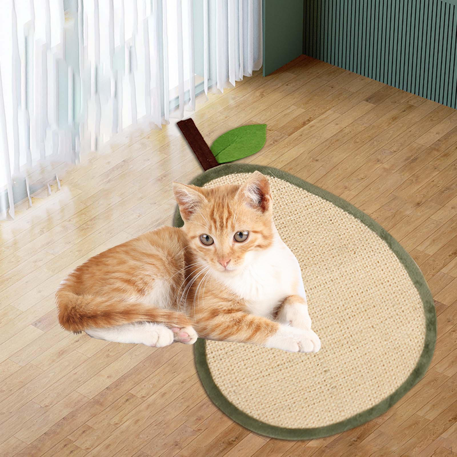 Cat Scratcher Sisal Mat, Scratch Pad Claw Care Lounge Bed Scratching Grinding