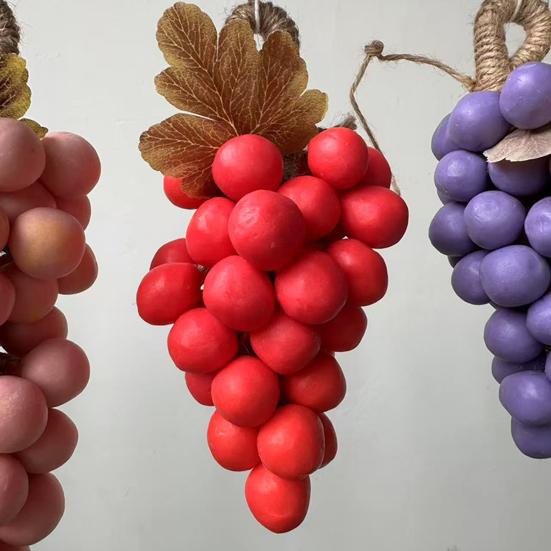 Grape Cluster Handmade Soap 250g Scented Cold-Process Soap for Face Body Realistic Moisturizing Soap Gift for All Skin Types