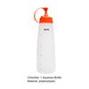 Practical Leakproof Clear Squeeze Bottle Scale Simple Usage Plastic Condiment Bottle for Home