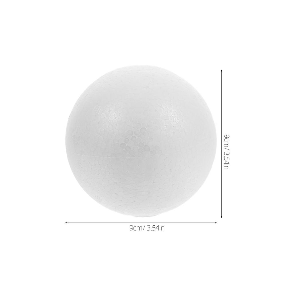 10Pcs White Solid Polystyrene Foam Balls 10Cm DIY Craft Decoration for Wedding Christmas Party Use Polystyrene Balls