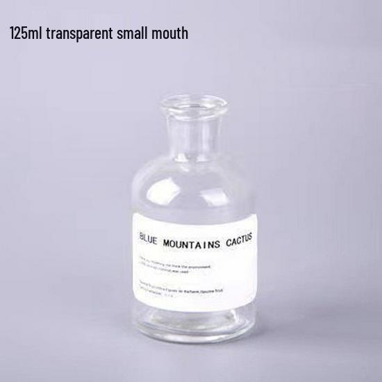 Transparent Aroma Diffuser Bottle - No-Fire Rattan Design for Indoor Fragrance