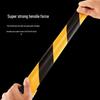 Huxin Black Yellow PVC Safety Warning Tape