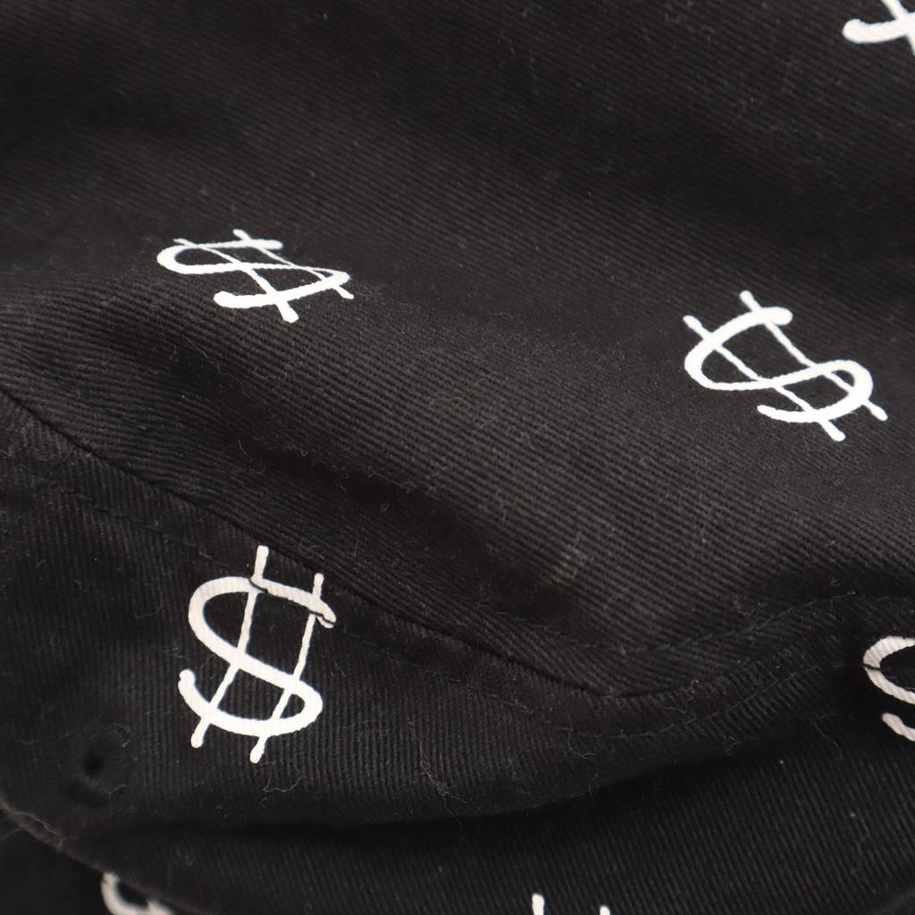 Stussy All-over Print Bucket Hat L Black Women Used