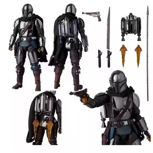 Ko Mafex 256 Plating Edition Mandalorian Glogu 6-Inch Action Figure Gk Pvc Collection Model Doll Toy Decoration Statue Gifts Toy