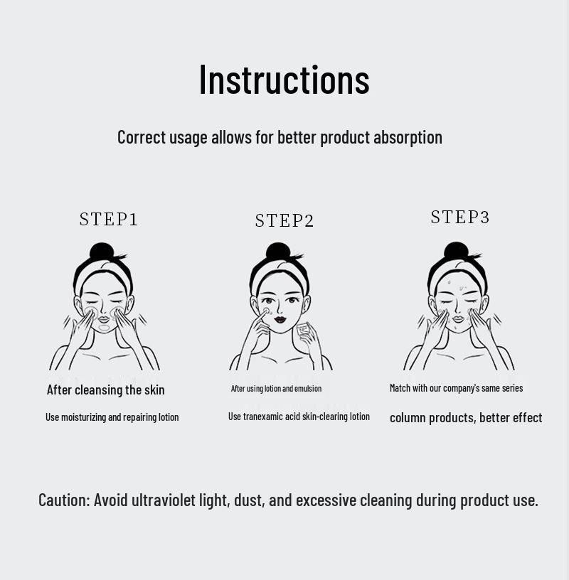 Freckle and Melasma Removal Solution for Salon: Pigment Decomposition & Whitening