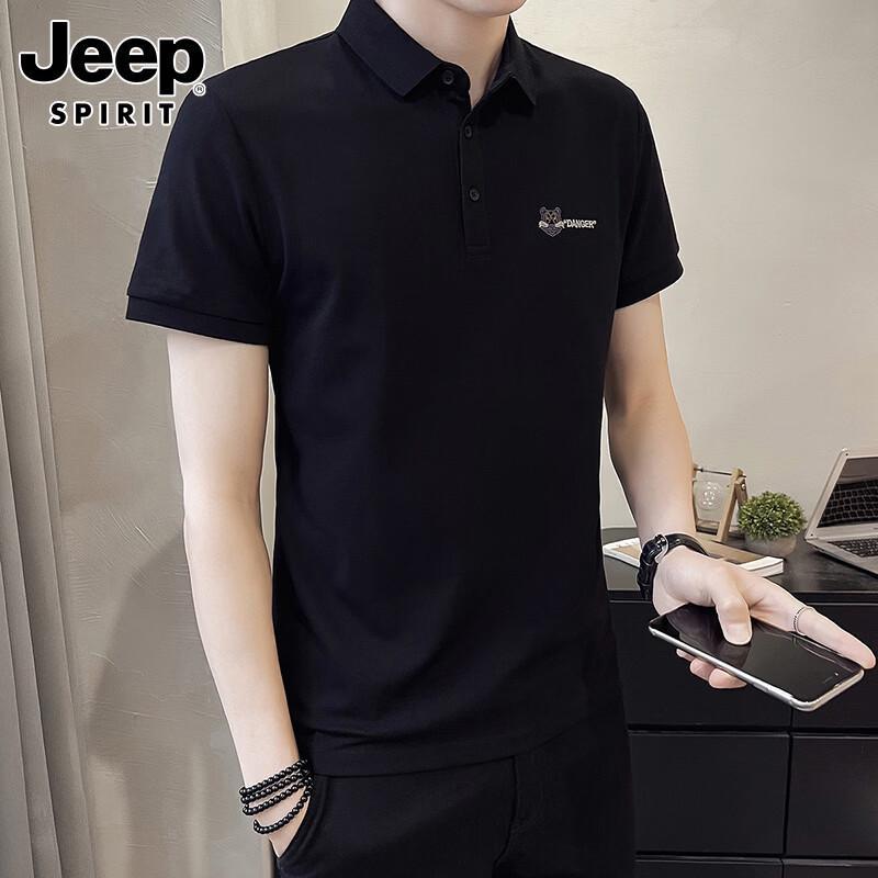 JEEP SPIRIT Men s Casual Short Sleeve Polo T-Shirt XL