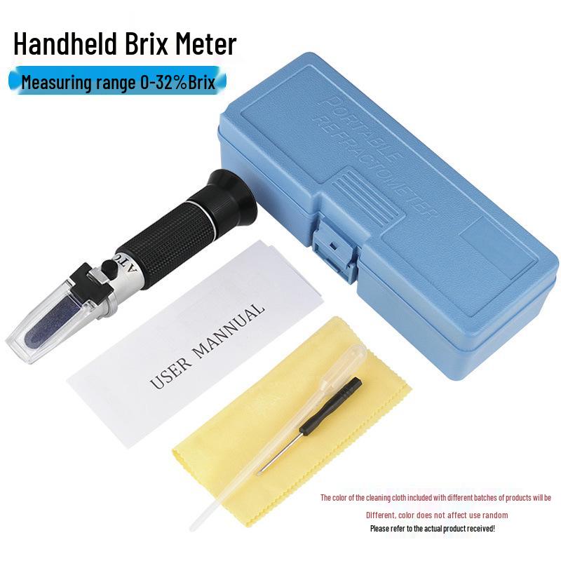 

Portable 0-32/90 Brix Optical Refractometer for Food & Beverage Sugar Detection