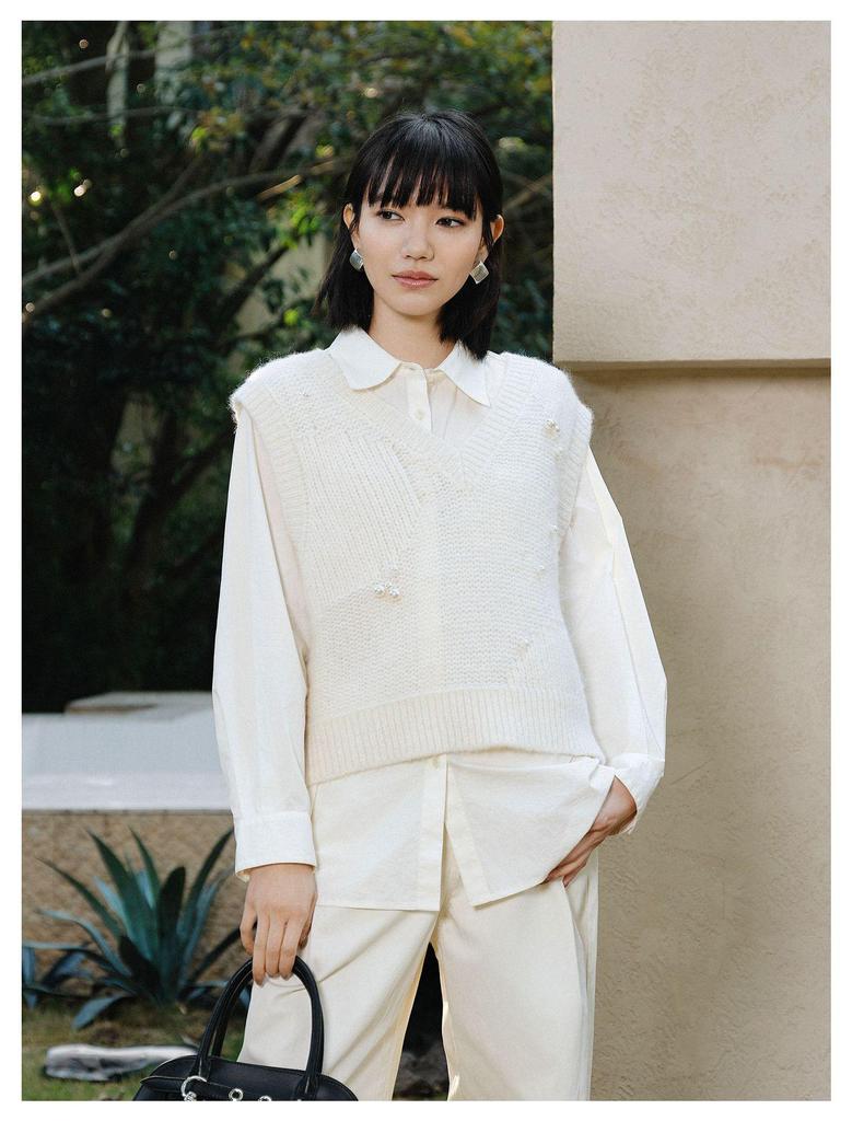 Women's Casual Loose Fit Pure Cotton Pocket Long Sleeve Shirt - 2026 Spring Collection