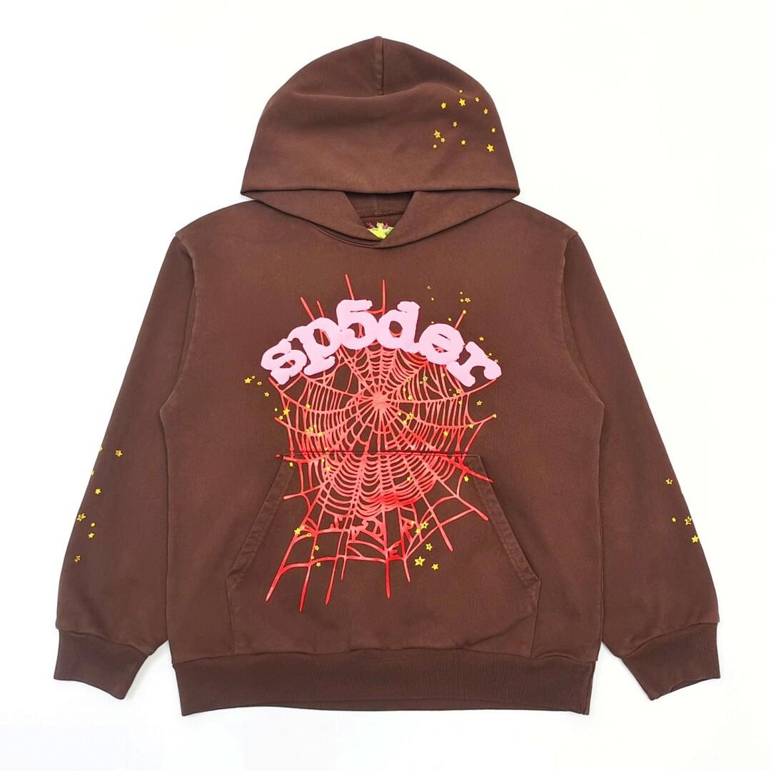 American Trend PINK Spider Web Hoodie