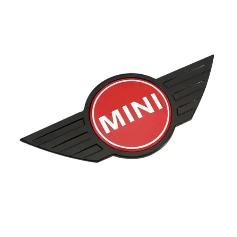3D ABS Auto Styling Motorkap Embleem Sticker Refit Vervanging voor BMW Mini Cooper Logo R55 R56 R60 R61 Voorhoofd Hoofd Accessoires
