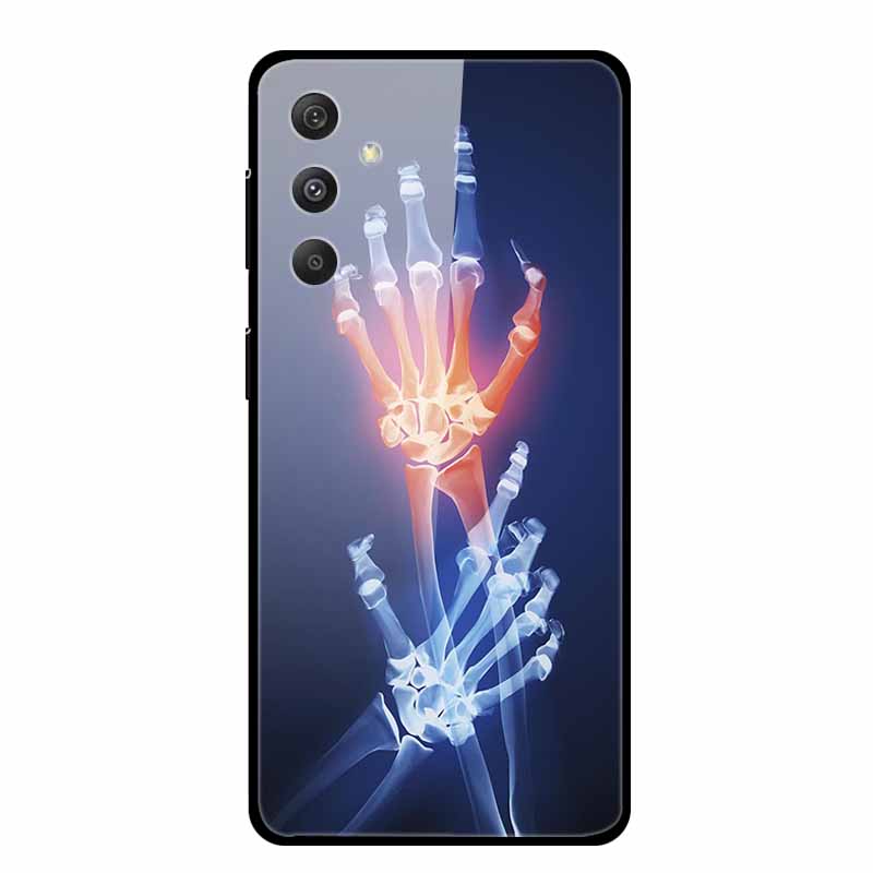 Tempered Glass Case For Samsung Galaxy S24 Plus Case Hard Glass Back Cover Soft Bumper For Samsung S24 Plus Phone Case S24Plus