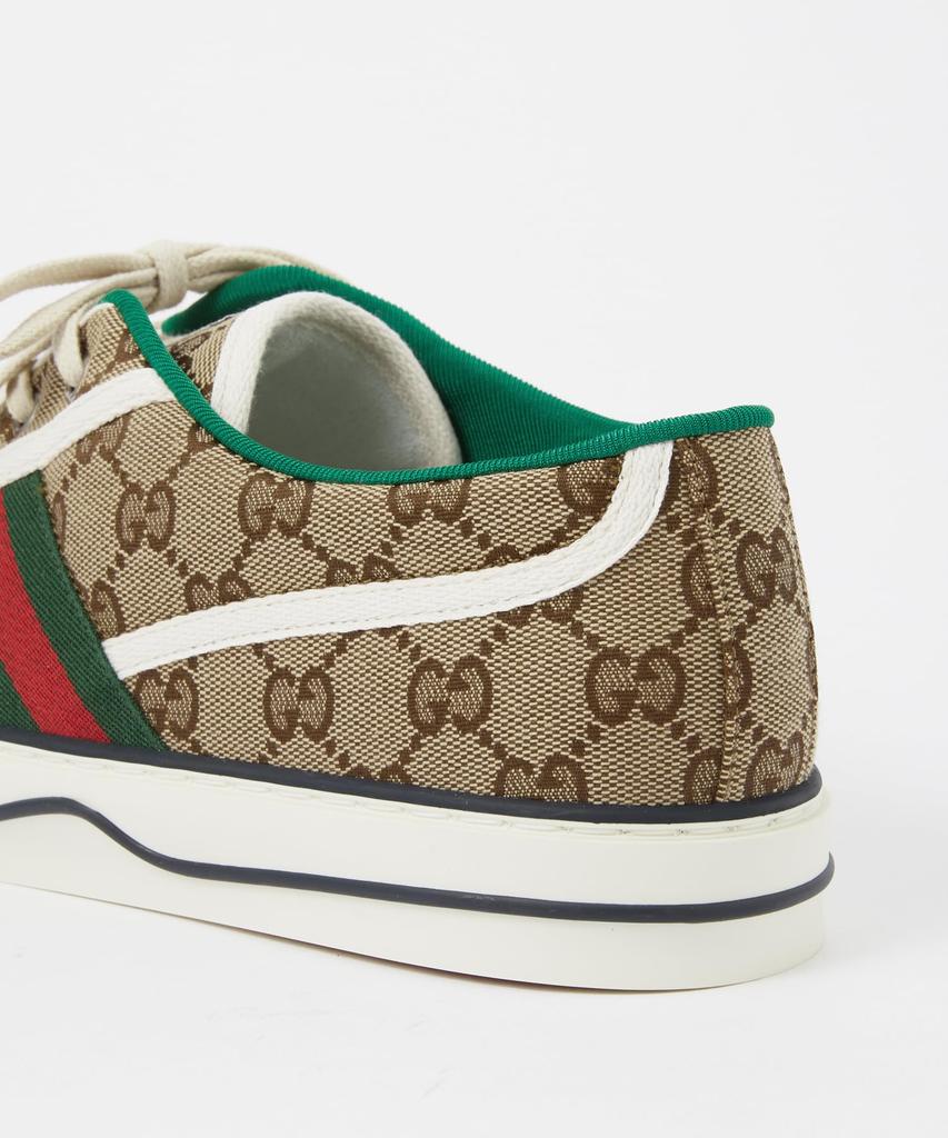 Gucci 1977 Tennis Size cm Sneakers, Men's, Beige/Ebony, 27.0 (606111 HVK20) [Used]