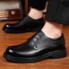 First Layer Cowhide New Men's Business Leather Shoes Genuine Leather Formal Casual Single Shoes Men's Big Toe Thick Soled Men's Shoes