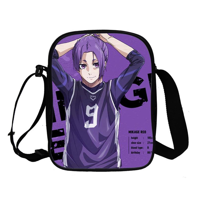 Neue Blaue Gefängnis Animation Peripherie 3D Vollfarbdruck Tragbare Umhängetasche Teenager Crossbody Tasche