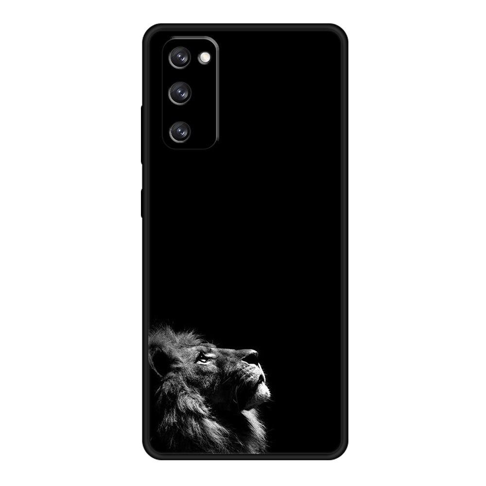 Für Samsung S10 S10e S21 Plus S7 S22 Ultra 5G S20 FE 2022 S8 S9 Telefon Funda Beast Lion Wolf Smartphone